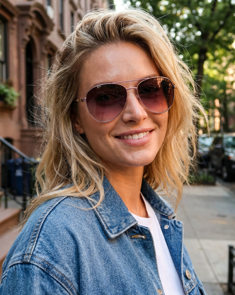 Eloura – Women's Pink Aviator Sunglasses | Bolero Eyewear
