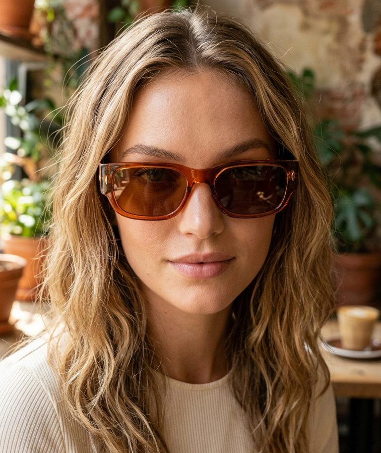 Tatum – Chunky Rectangular Sunglasses | Bolero Eyewear