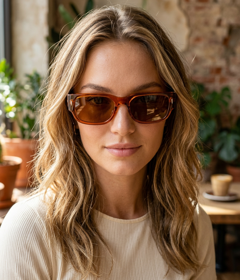 Tatum – Chunky Rectangular Sunglasses | Bolero Eyewear