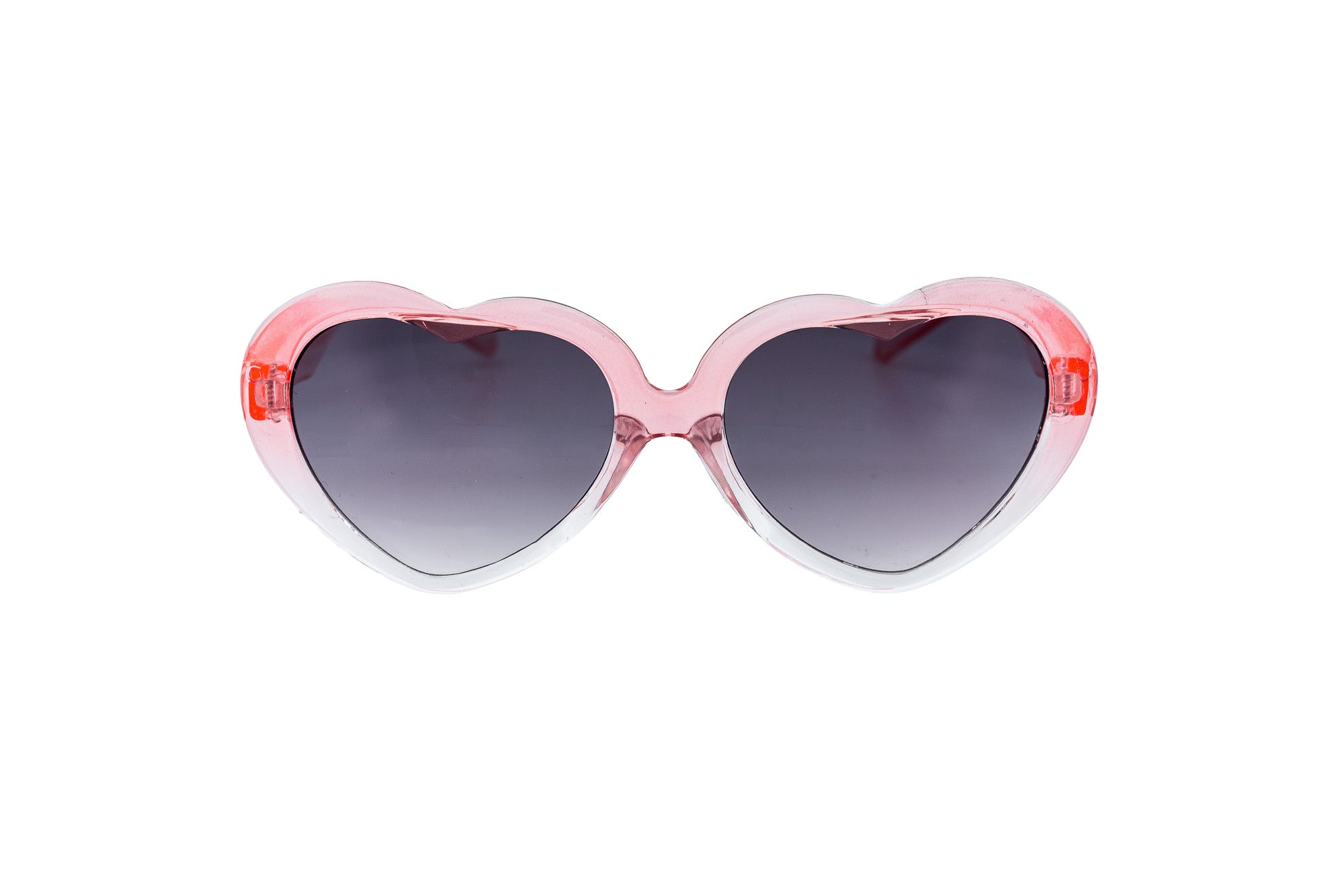 Amorini by Bolero Eyewear pink kids heart-shaped sunglasses with ombré frame
frame front angle view