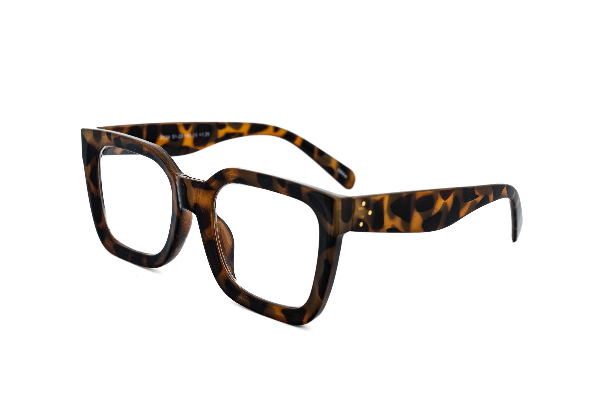 Ardenmoor by Bolero Eyewear oversized square reading glasses in tortoise acetate