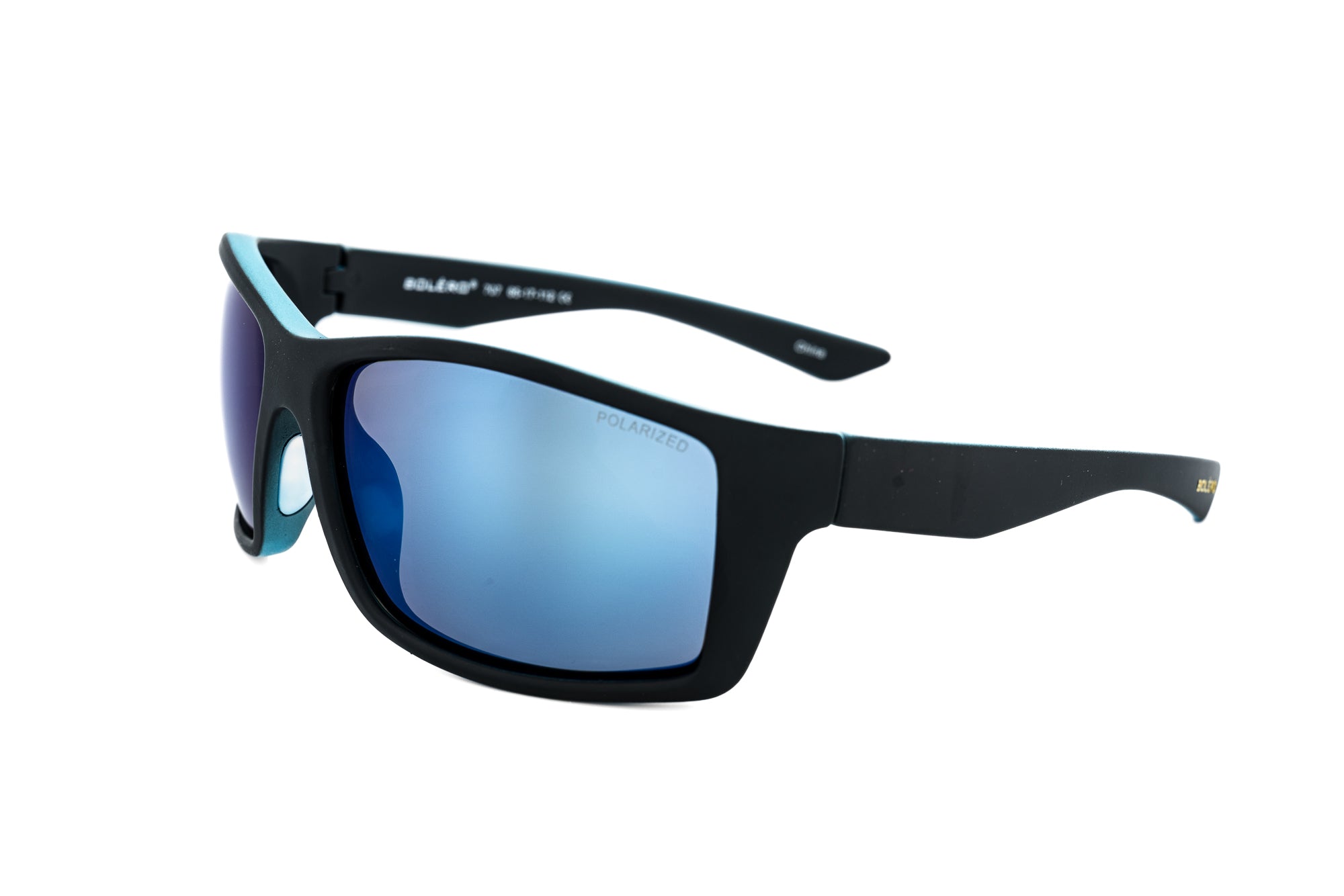 Drayven by Bolero Eyewear floating polarized sport sunglasses with blue mirror lenses