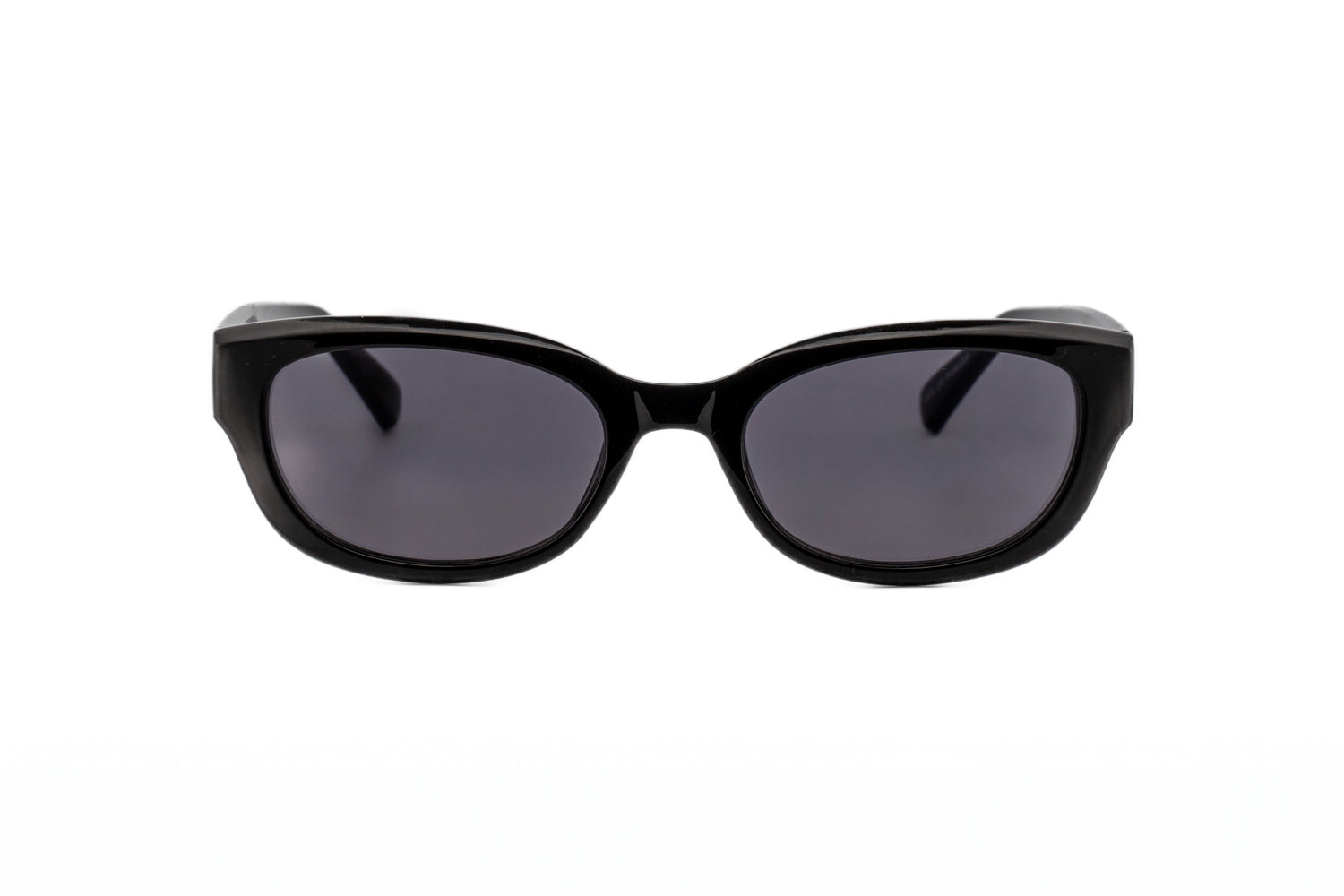 Elira lightweight women’s sunglasses with rounded frame and UV protection front angle view