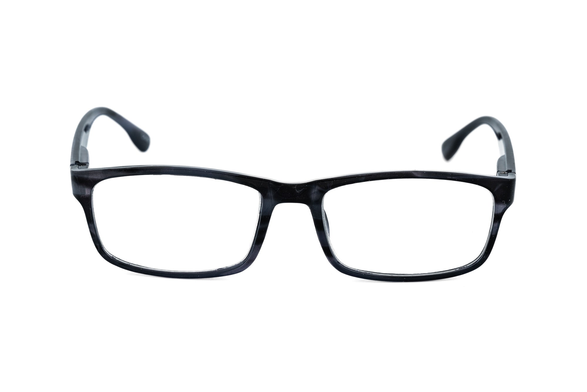 Fedorra by Bolero Eyewear reading glasses in black with slim rectangular silhouette