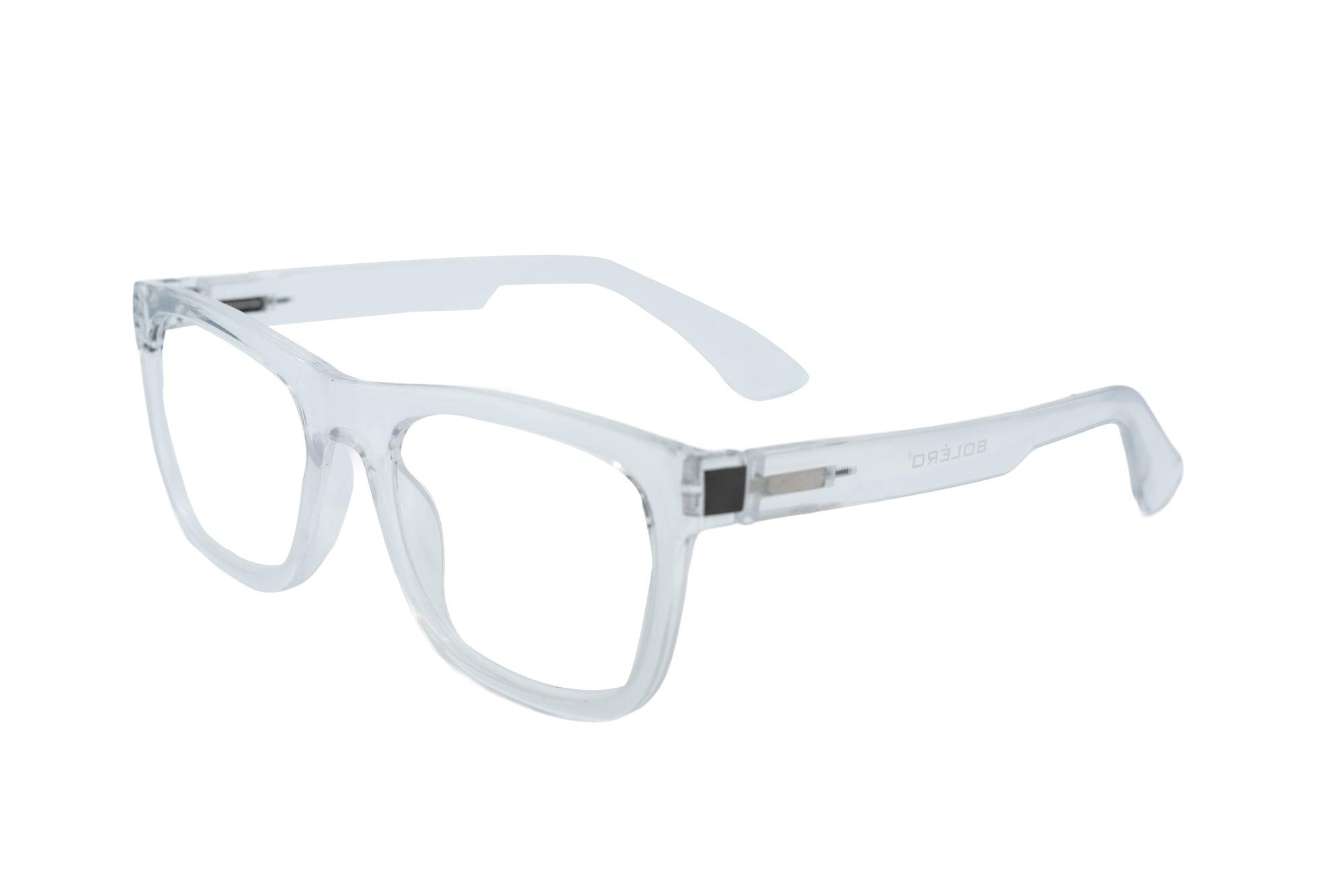 Lucent by Bolero Eyewear clear frame reading glasses with transparent polycarbonate design