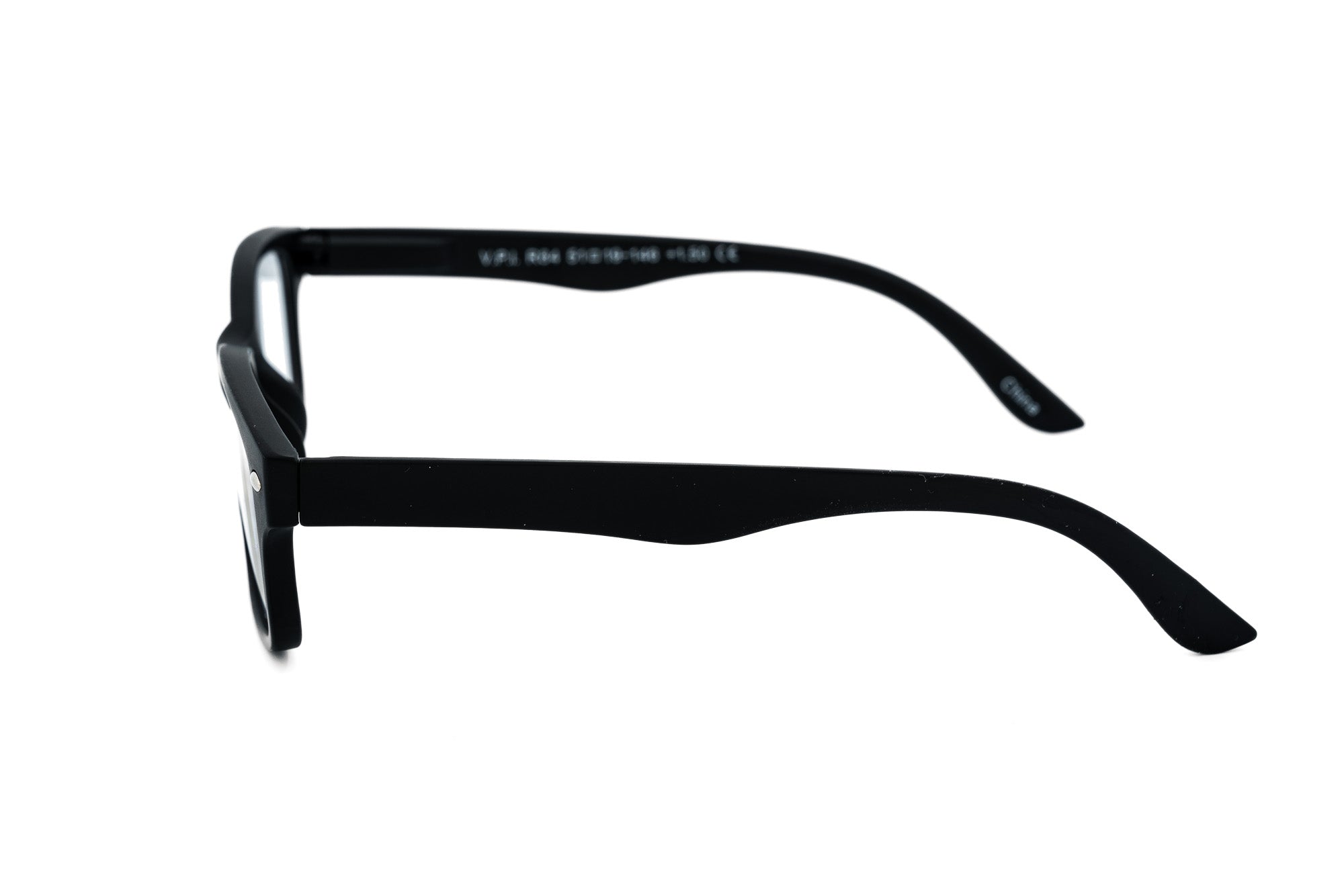 Luna by Bolero Eyewear Pink cat-eye reading glasses lightweight polycarbonate frame side angle view