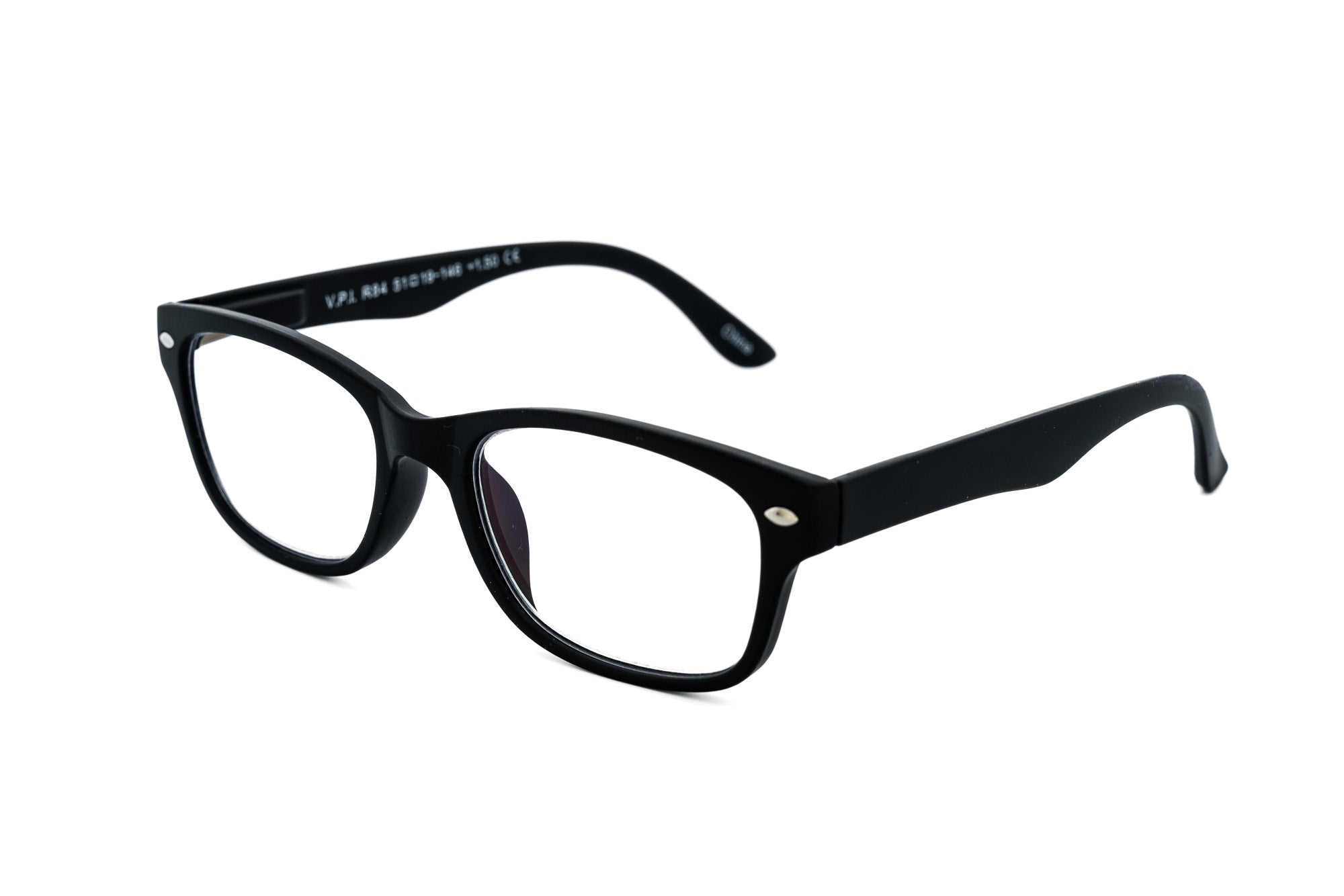 Luna by Bolero Eyewear Black blue-light protection reading glasses in cat-eye silhouette