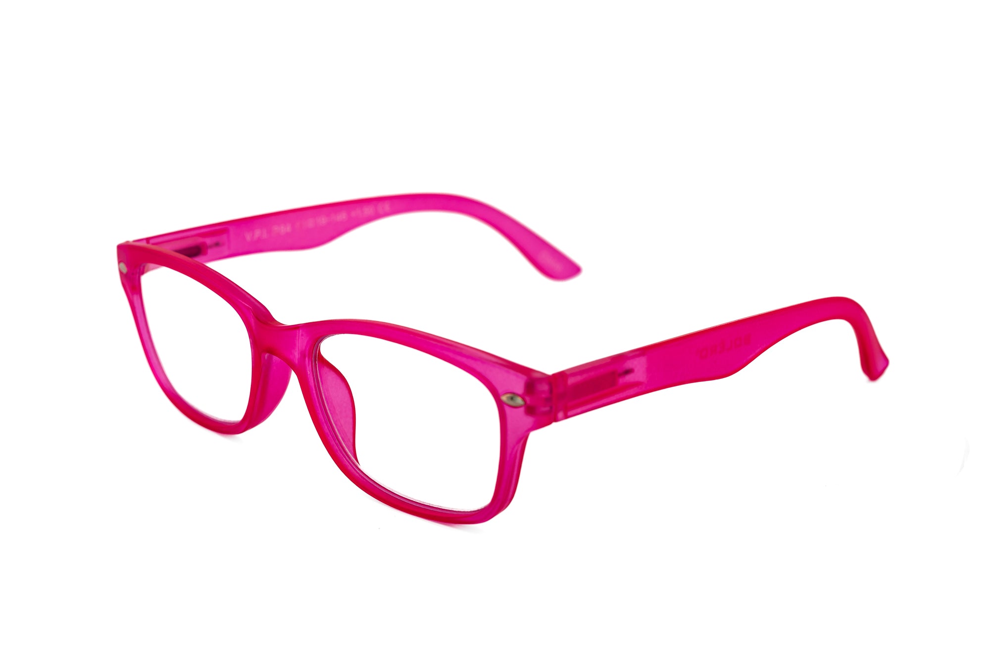 Luna by Bolero Eyewear Pink cat-eye reading glasses lightweight polycarbonate frame