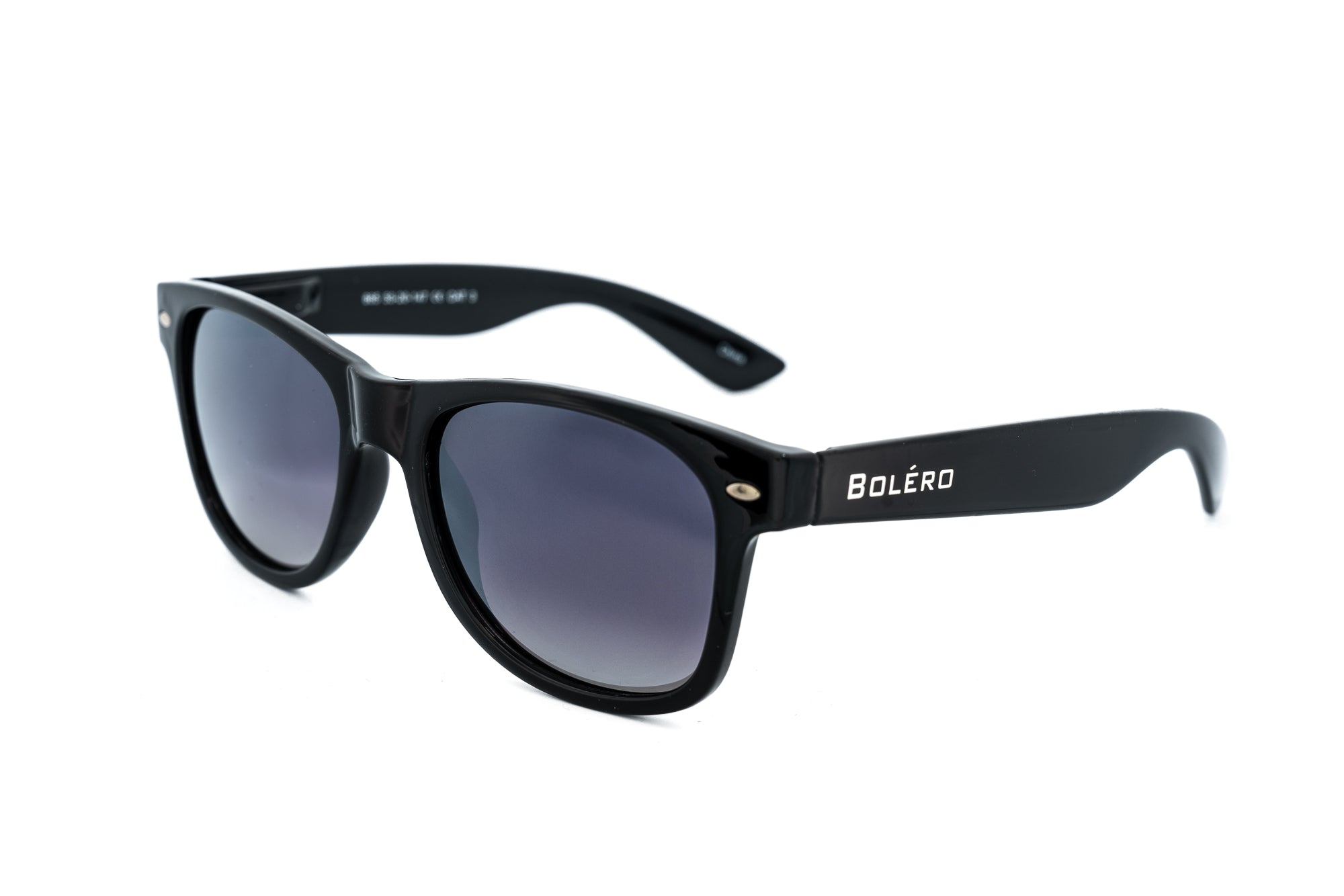 Norvan black polarized sunglasses with smoke UV lenses by Bolero Eyewear