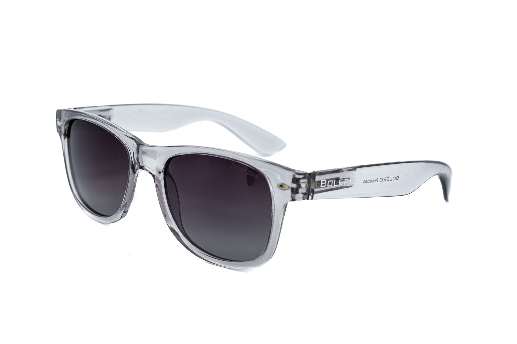 Norvan gray polarized frame sunglasses with smoke UV lenses unisex design