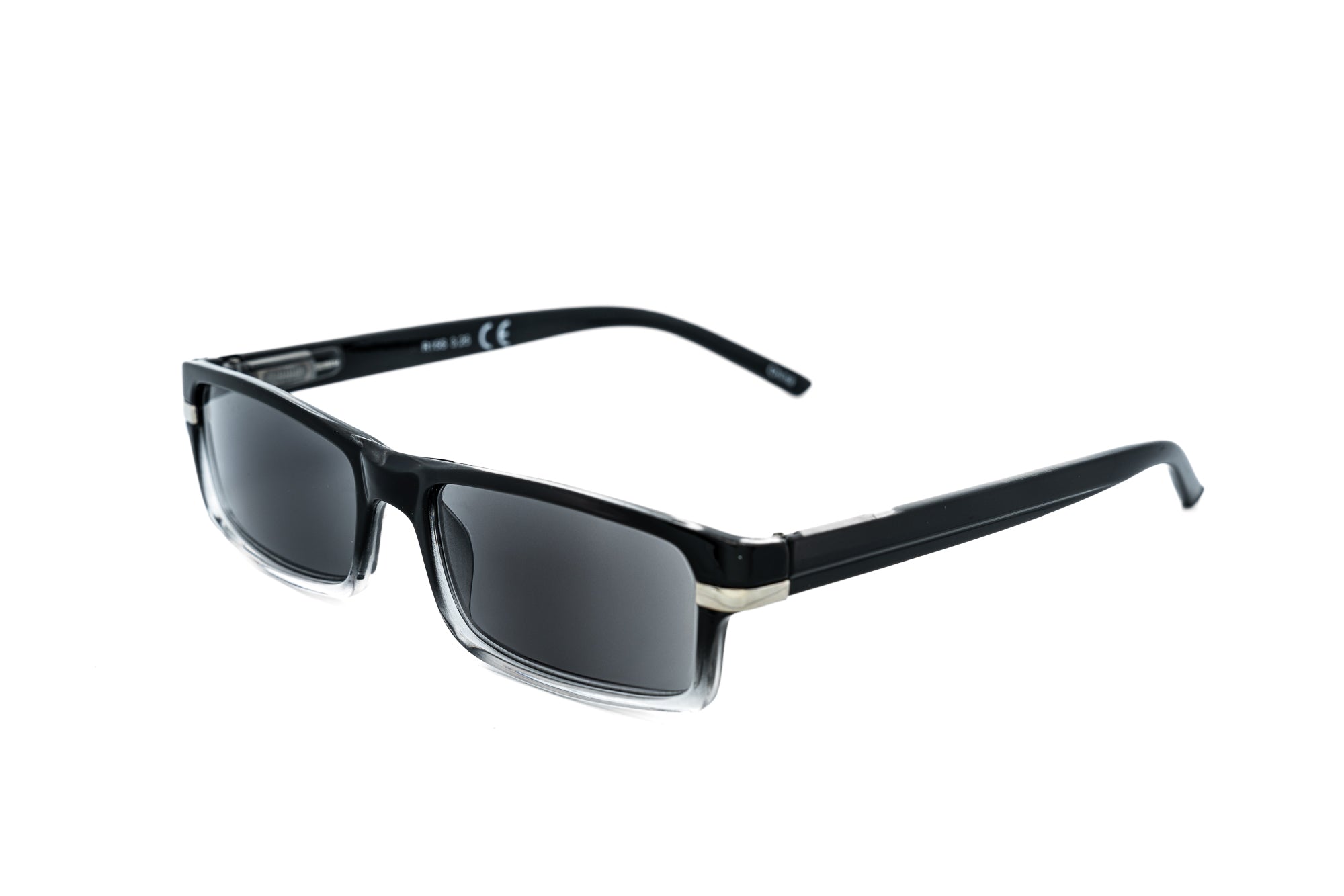 Rennic rectangular sun readers with full magnification and UV protection by Bolero Eyewear