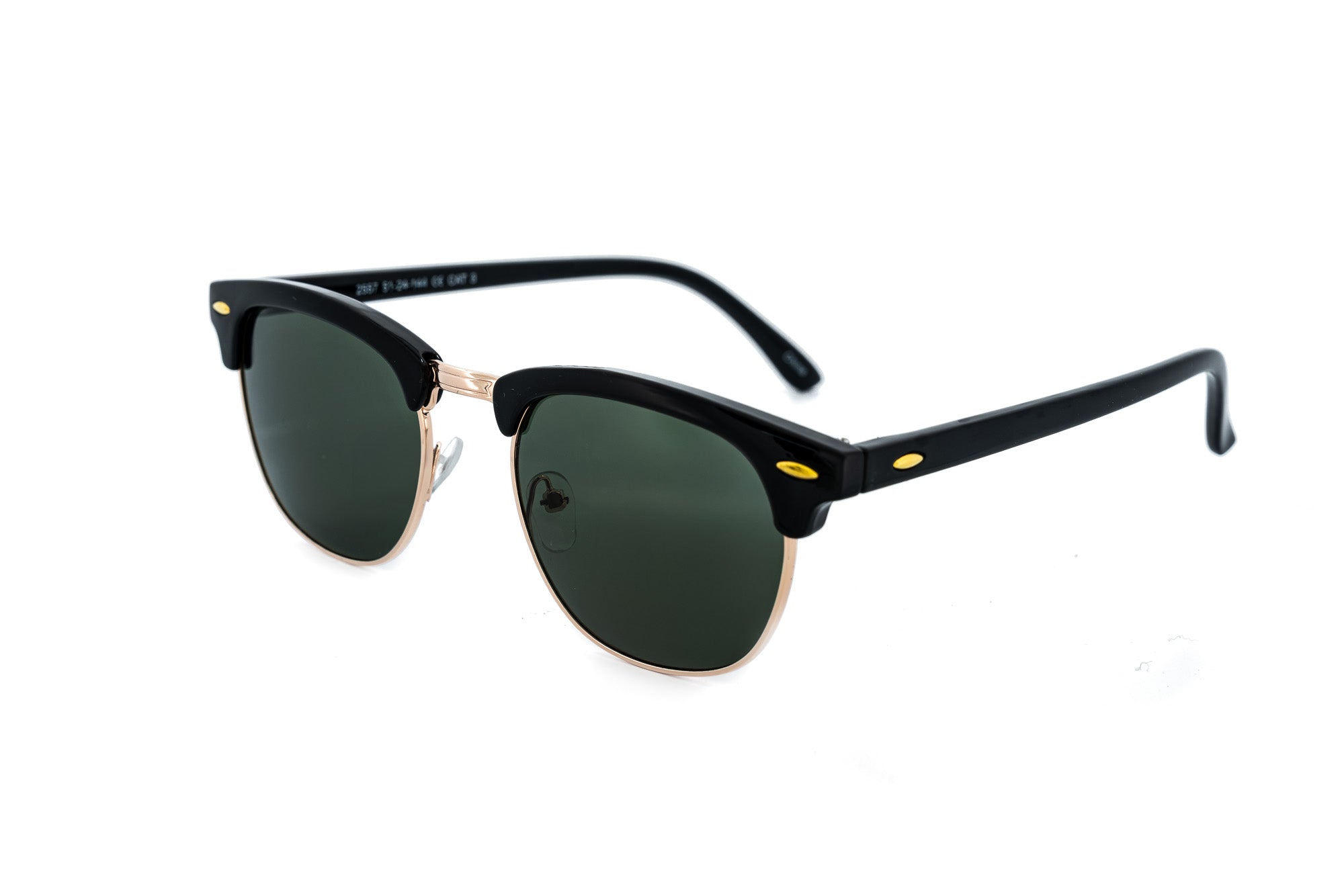 Ruvell by Bolero Eyewear black browline sunglasses with UV-protective lenses