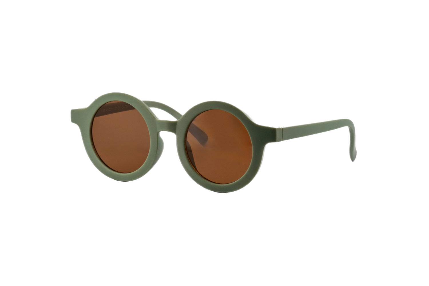 Sprouty kids sunglasses in green with smoke UV-protection lenses
