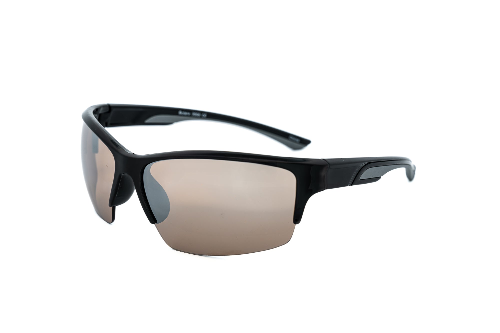 Vantage by Bolero Eyewear sunglasses in black with brown tint sports lenses