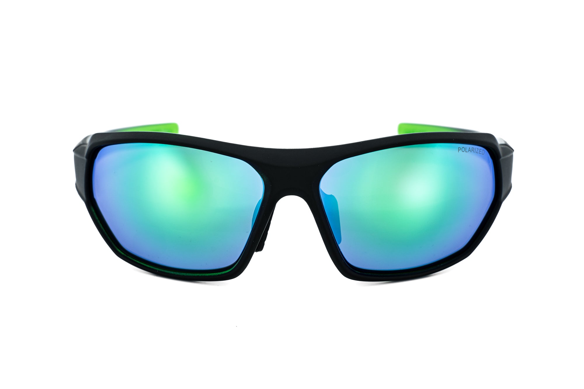 Varnox polarized athletic sunglasses with lightweight wraparound frame and UV protection front angle view