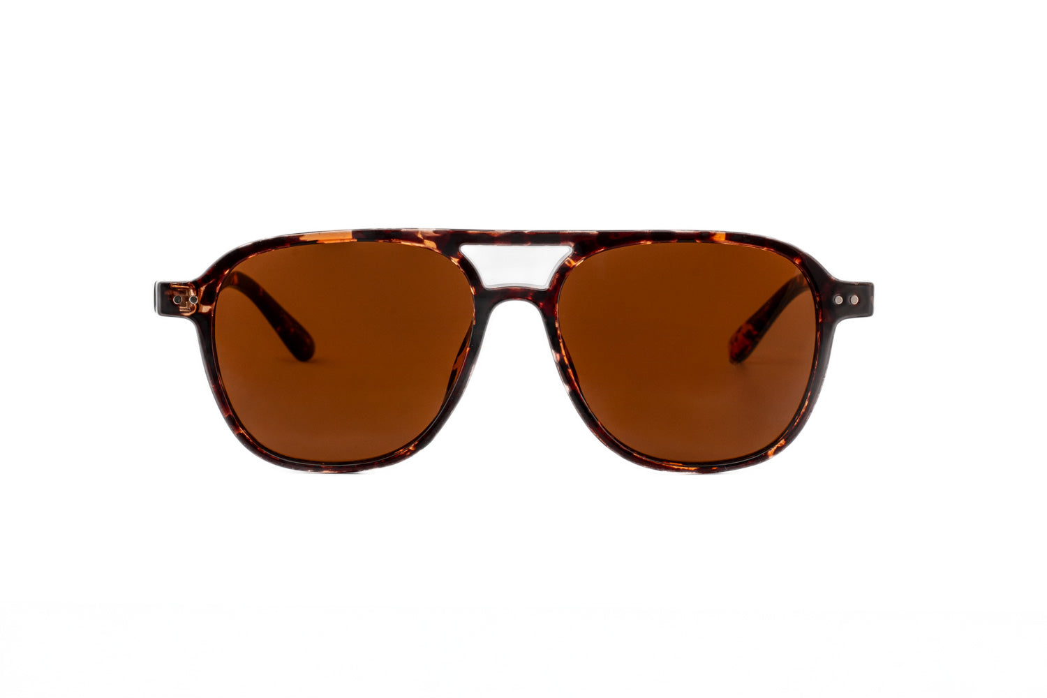 Amber Tortoise / Dark Brown
