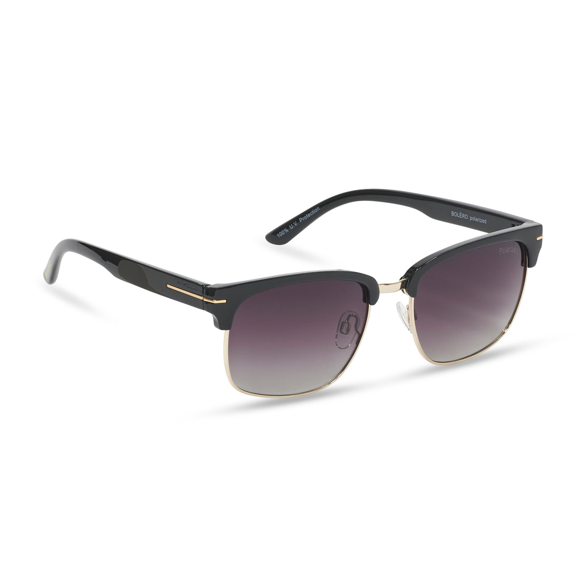 Boléro Sunglasses Style 680 Black Frame / Smoke Lens