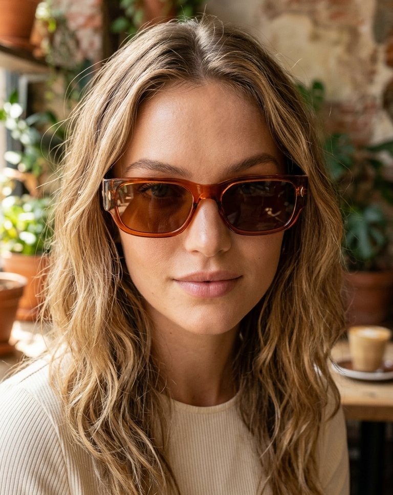 Tatum – Chunky Rectangular Sunglasses | Bolero Eyewear