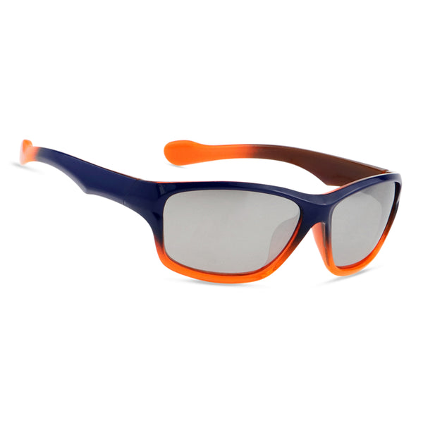 Boléro Kids Sunglasses Style K17 Blue and Orange Frame