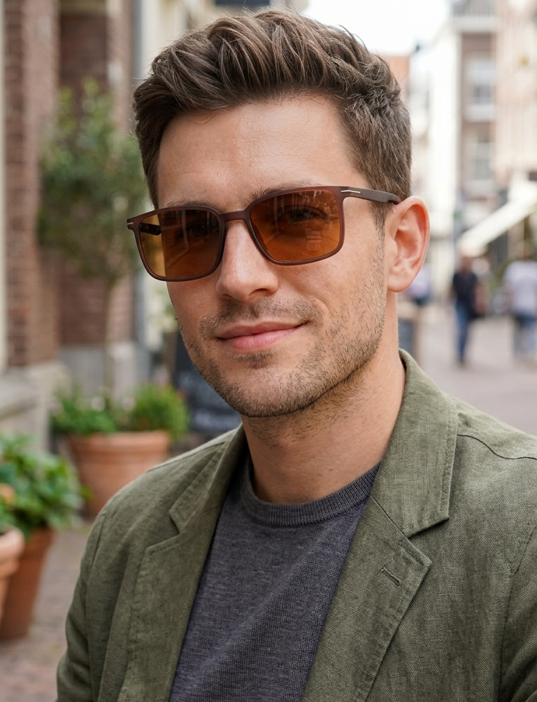 Brunel – Rectangular Sun Readers | Bolero Eyewear