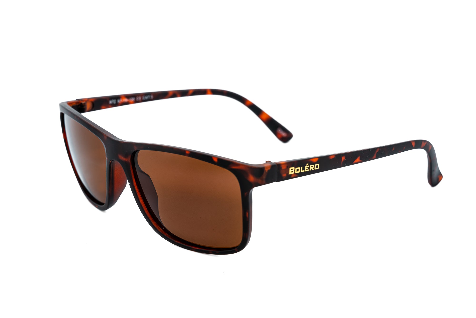 Brannix brown wrap sport sunglasses with polarized brown lenses by Bolero Eyewear