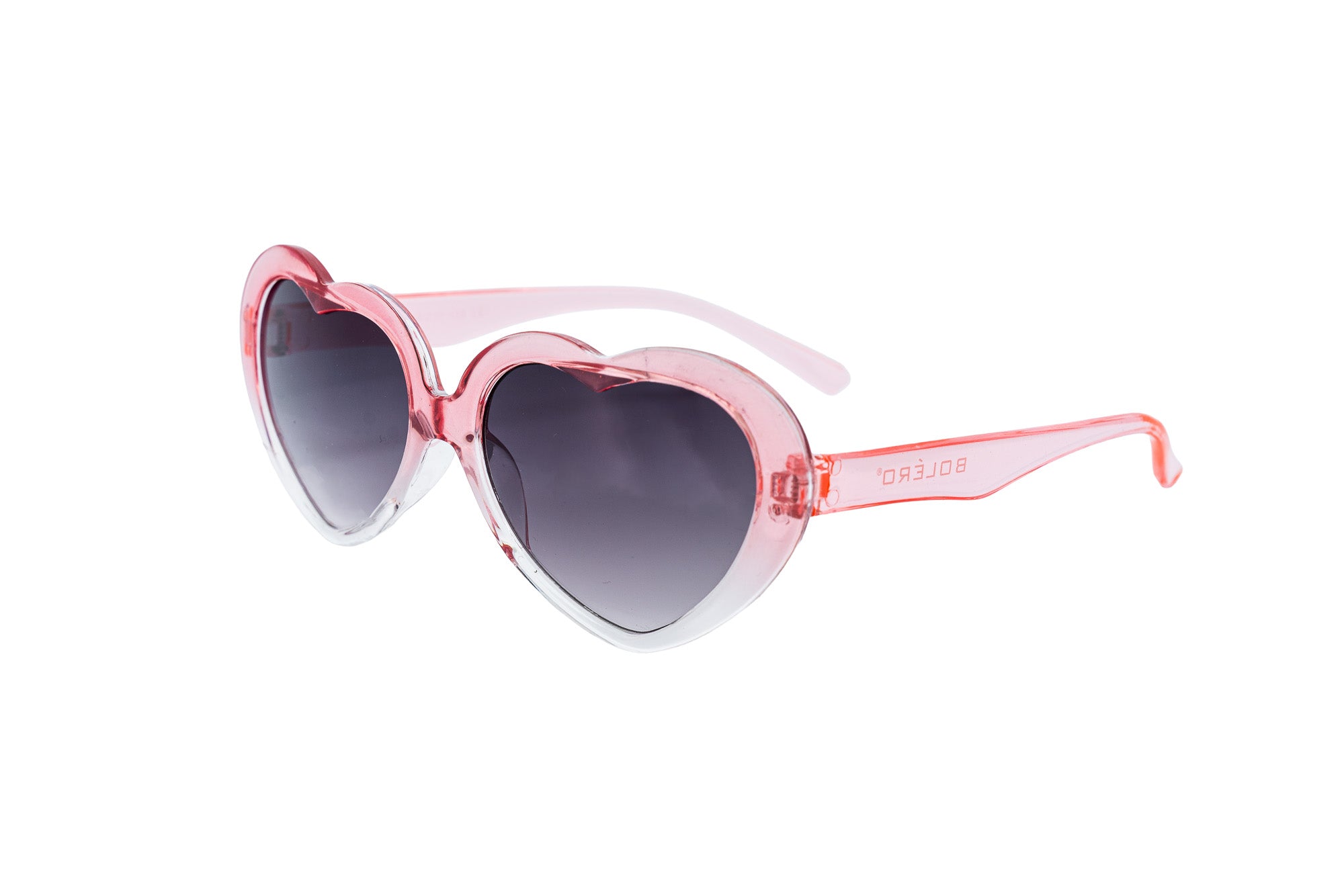 Amorini by Bolero Eyewear pink kids heart-shaped sunglasses with ombré frame