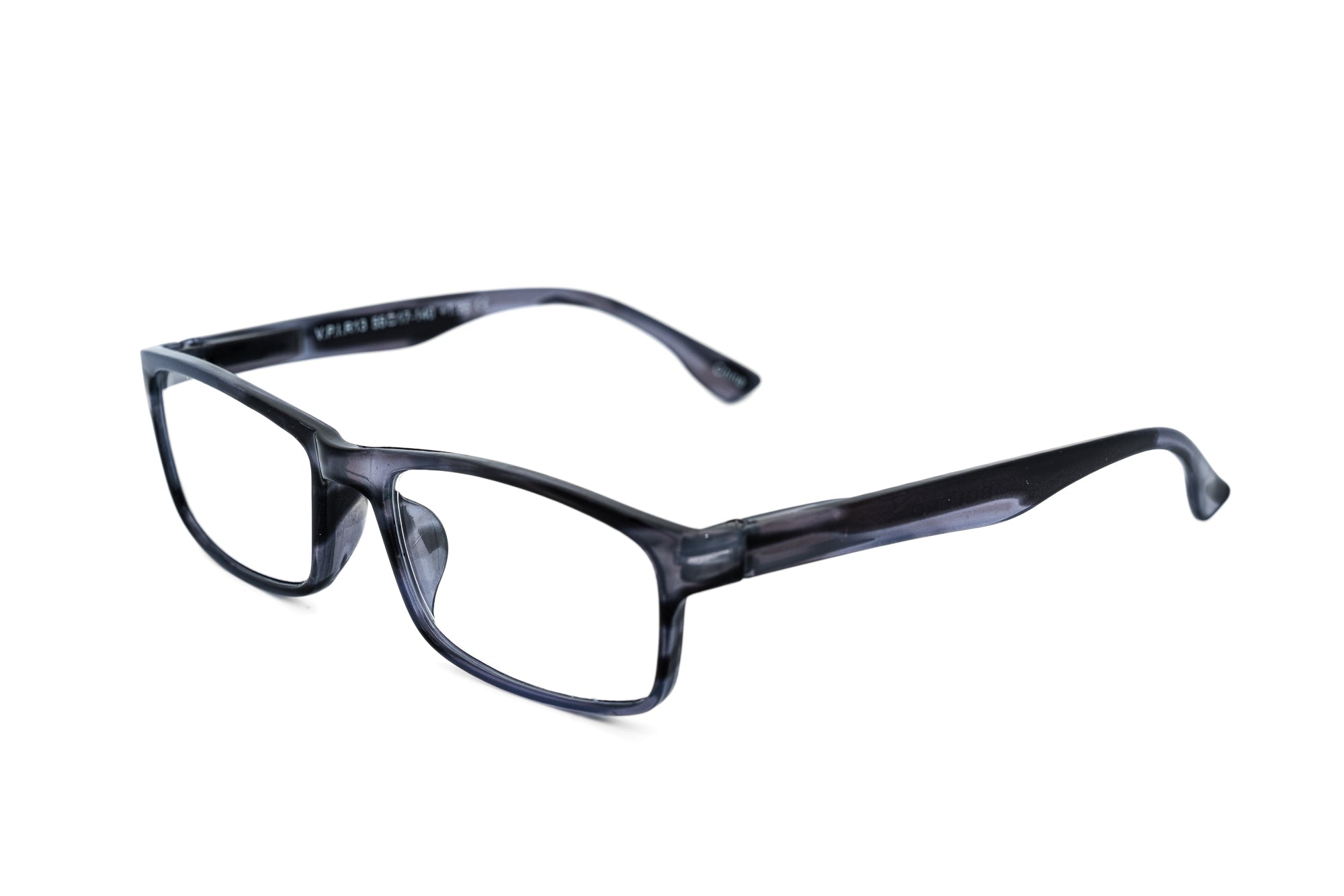 Elston by Bolero Eyewear reading glasses in blue marbled polycarbonate frame