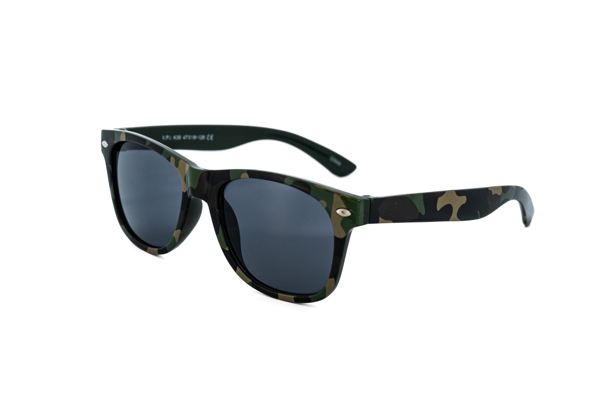 Jorrell by Bolero Eyewear green camo kids sunglasses with UV-protection lenses