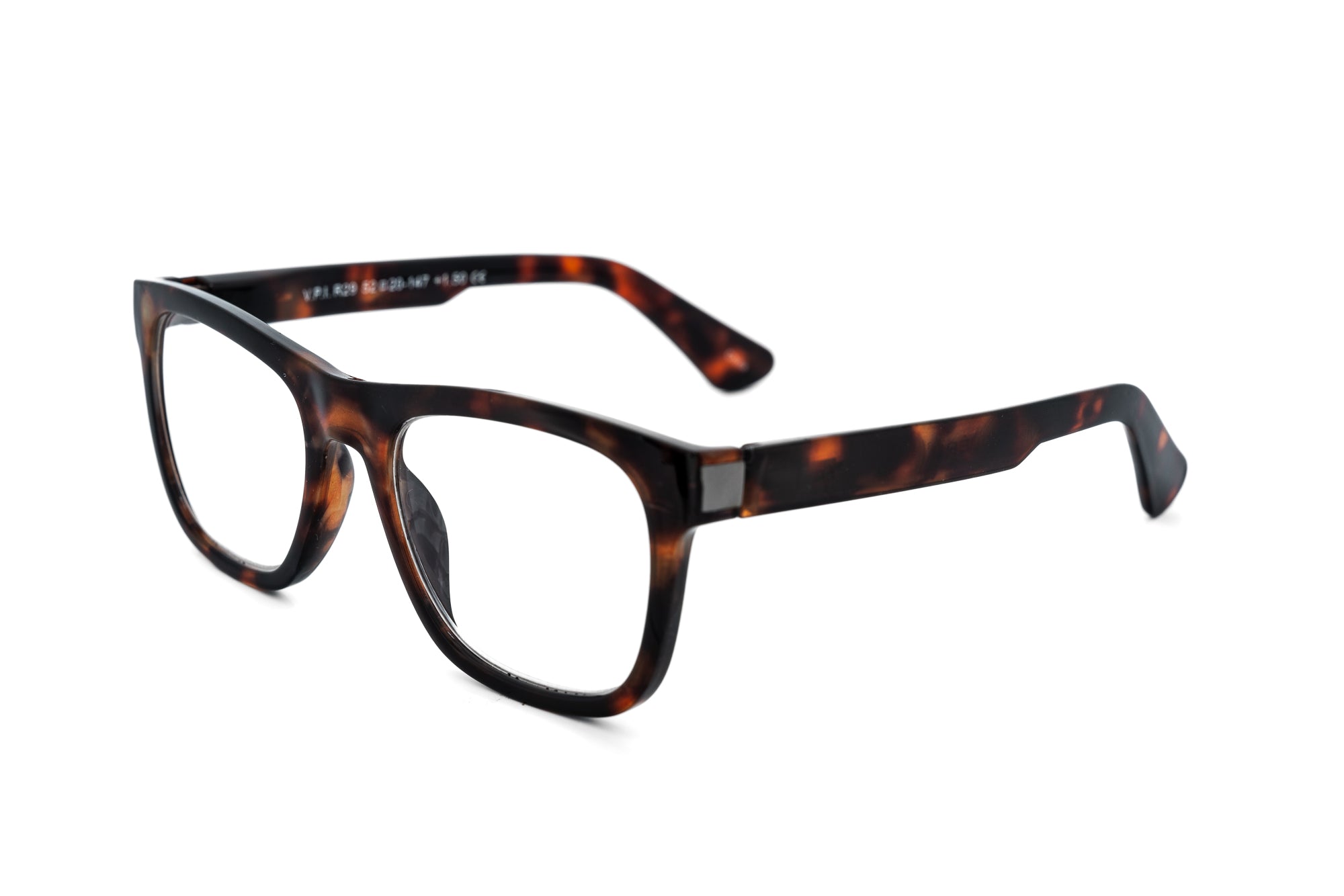 Lucent by Bolero Eyewear tortoise reading glasses with multi-tonal polycarbonate finish