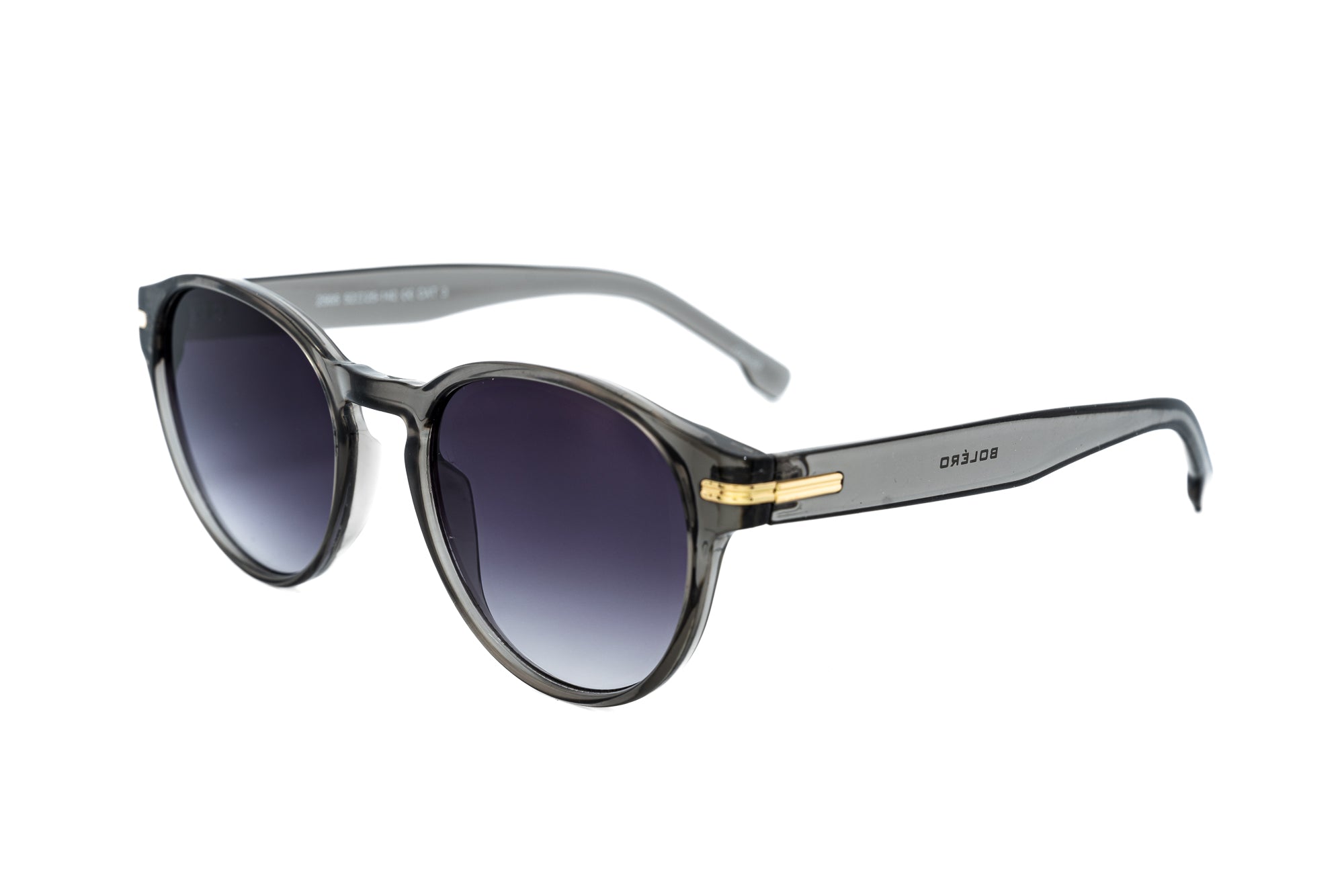 Marone amber gray sunglasses with smoke gradient polarized lenses