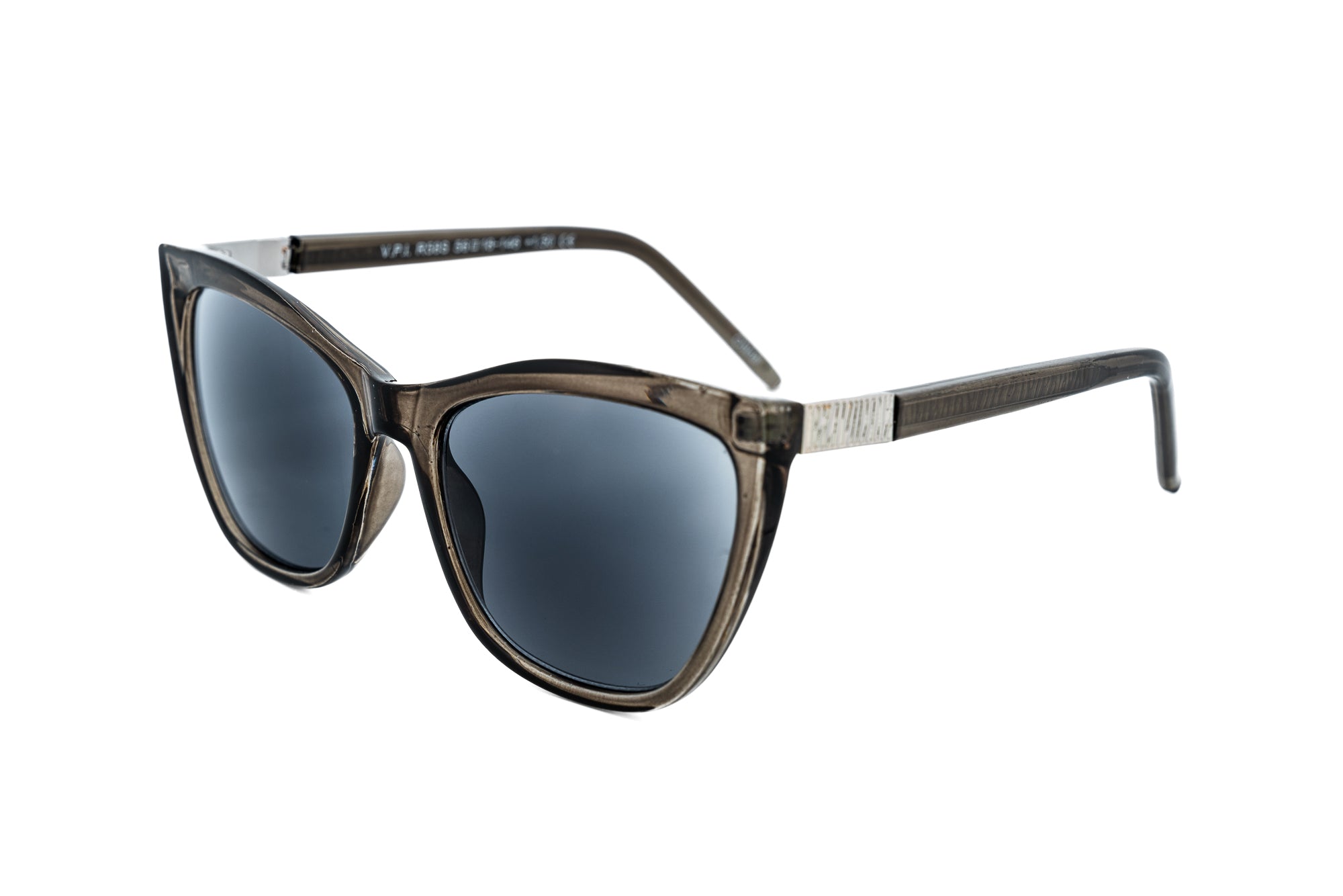 Sabine by Bolero Eyewear amber gray cat-eye sunreader sunglasses with tinted lenses and UV protection