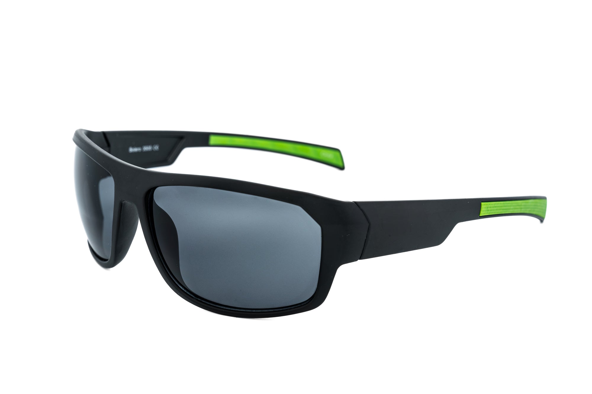 Striker sport sunglasses by Bolero Eyewear with wraparound frame and gray UV lenses