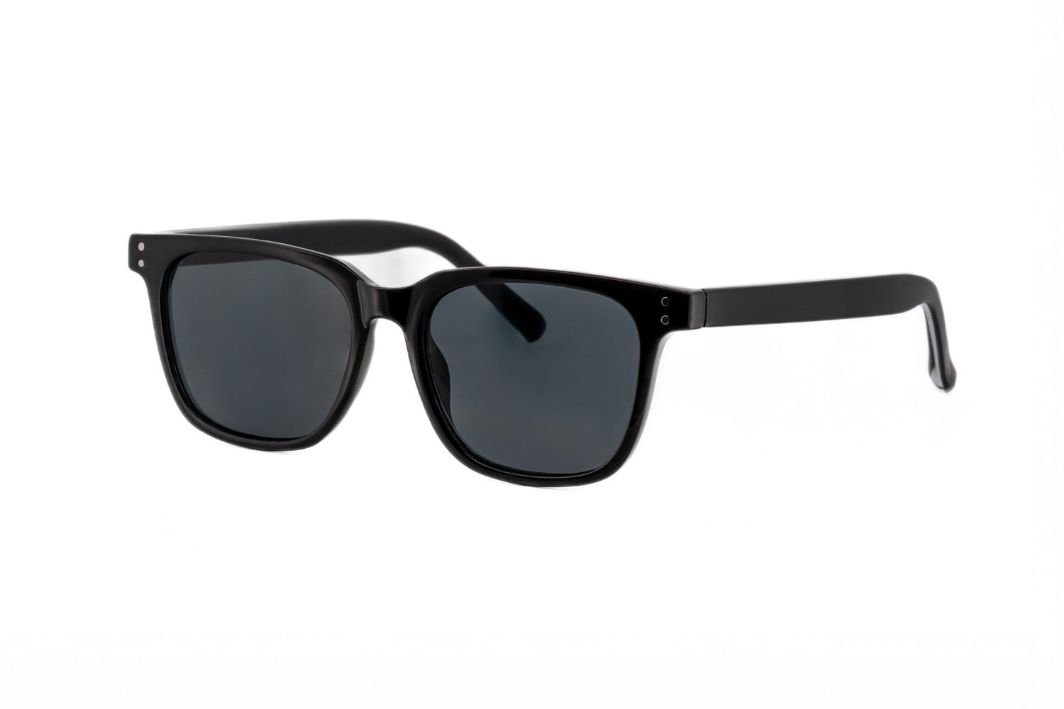 Vale by Bolero Eyewear crystal square sunglasses full black with UV protection and polarized lenses