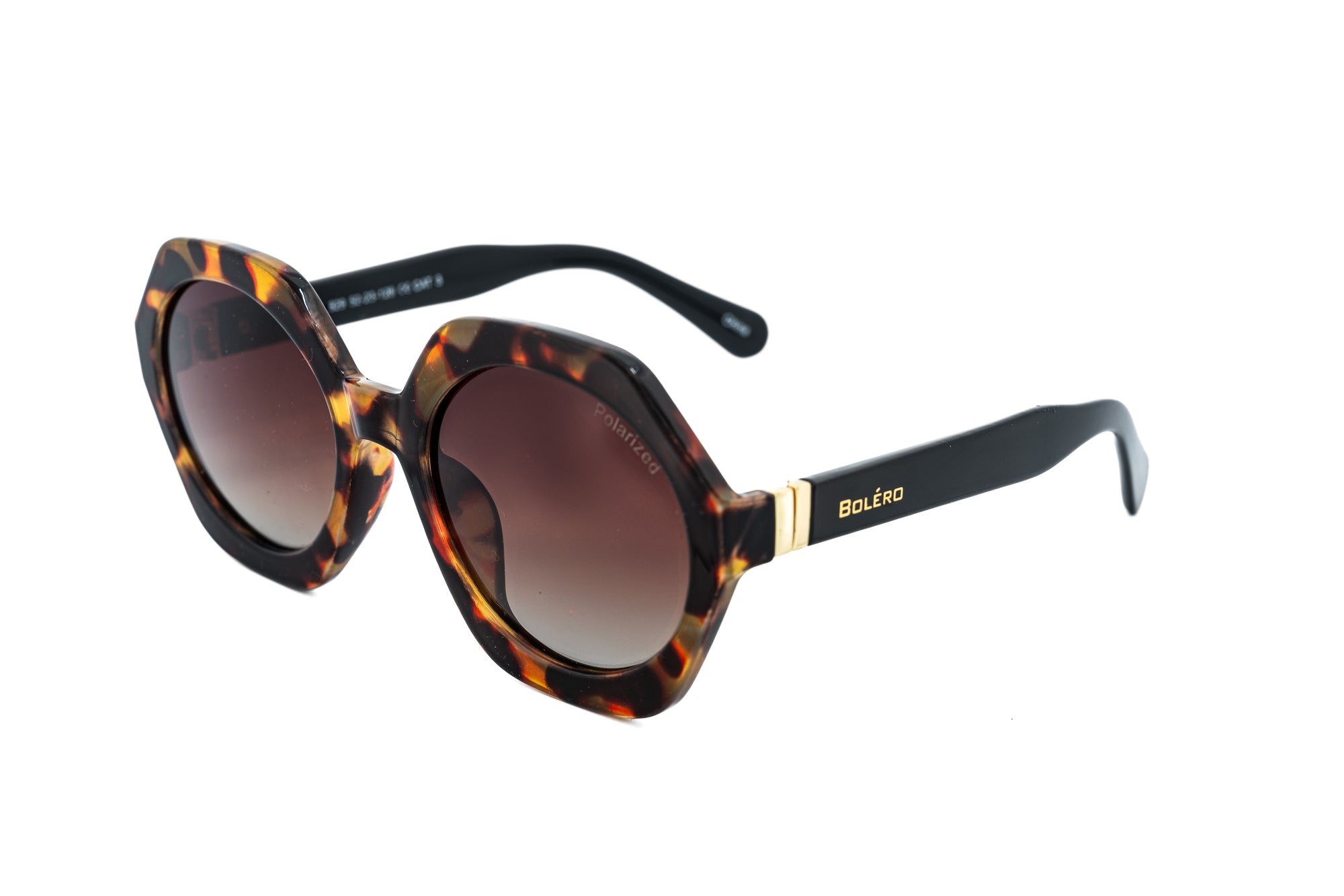 Virelle by Bolero Eyewear tortoise sunglasses in premium acetate with UV protection