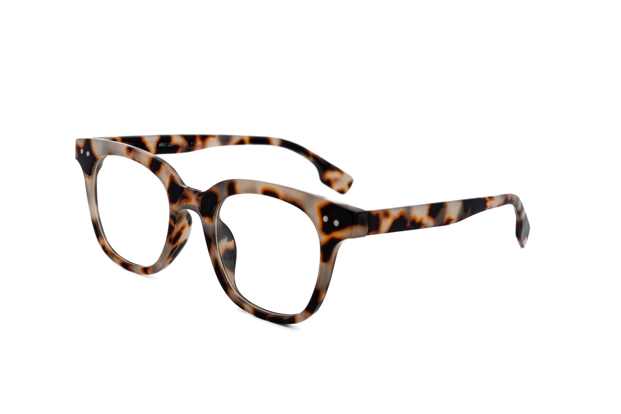 Brown tortoise Wexley reading glasses with bold square silhouette by Bolero Eyewear