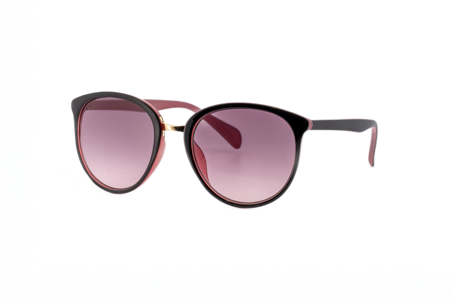 Zenya by Bolero Eyewear black-purple sunglasses with elegant cat-eye frame design
