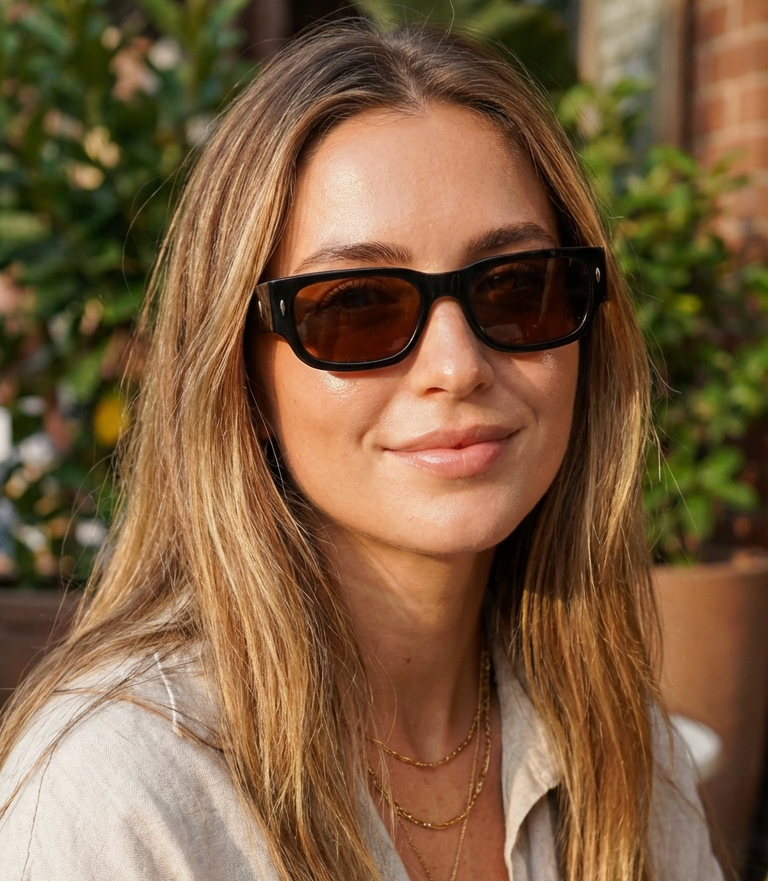 Tatum – Chunky Rectangular Sunglasses | Bolero Eyewear