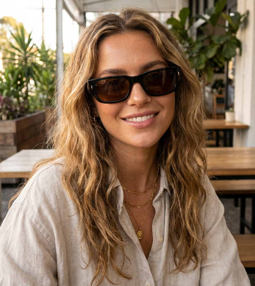 Tatum – Chunky Rectangular Sunglasses | Bolero Eyewear