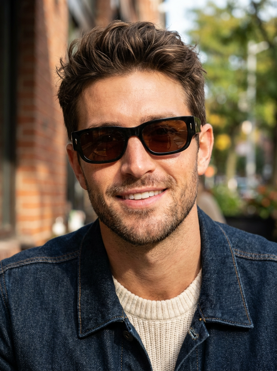 Tatum – Chunky Rectangular Sunglasses | Bolero Eyewear