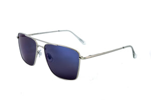 Silver / Blue Mirror
