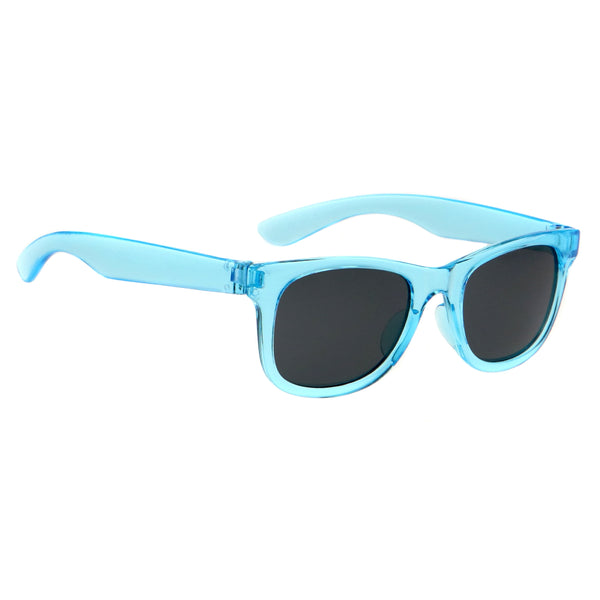 Boléro Kids Sunglasses Style K06 Light Blue Frame / Smoke Lens